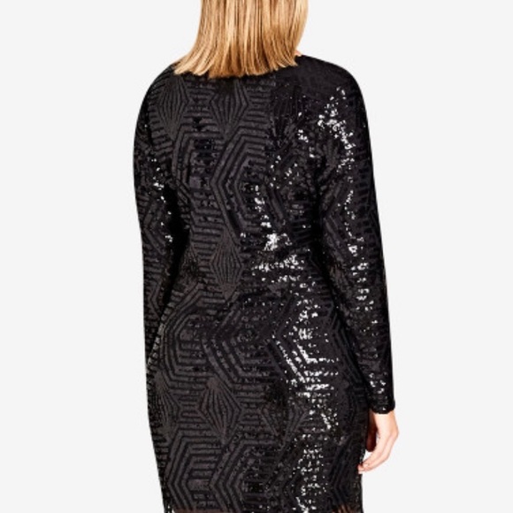 Bright Lights Dress-Black - Picture 3 of 15